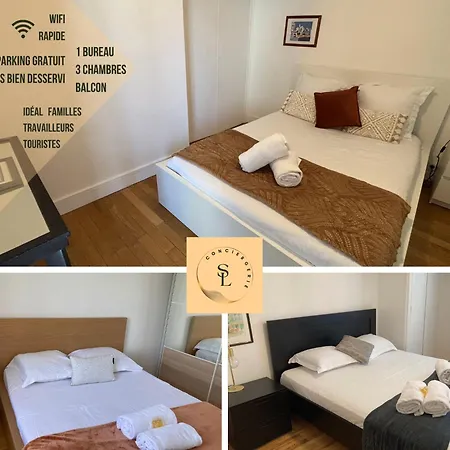Spacieux, Lumineux Et Bien Place Pour 6personnes, Parking Interieur * Villeurbanne